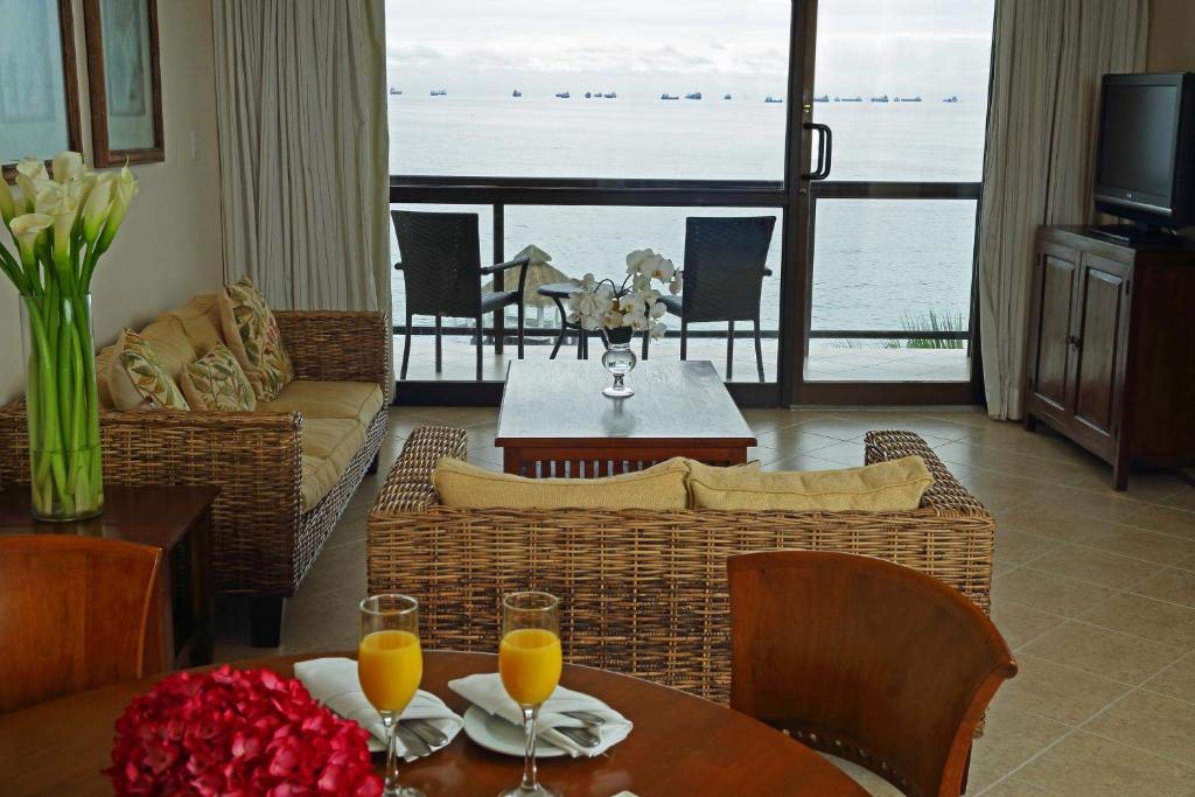 Dreams Playa Bonita All Inclusive パナマ・シティー エクステリア 写真 A living room in a hotel