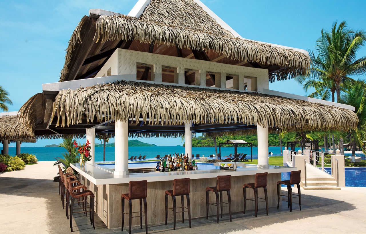 Dreams Playa Bonita All Inclusive パナマ・シティー エクステリア 写真 The Beach Bar
